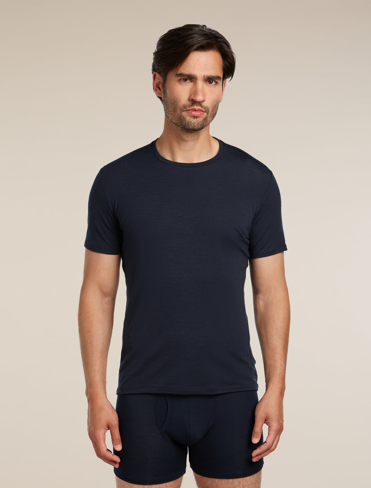 Men's Merino 150 Anatomica Short Sleeve Crewe Top Midnight Navy - 1