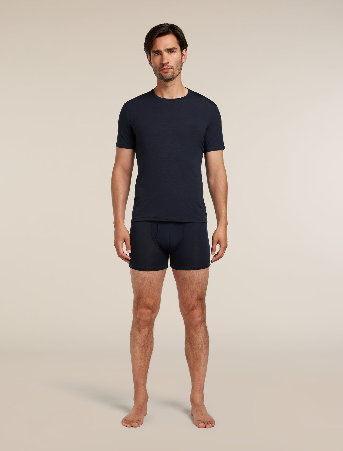 Men's Merino 150 Anatomica Short Sleeve Crewe Top Midnight Navy - 3