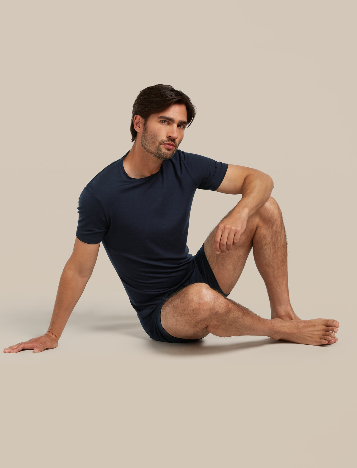 Men's Merino 150 Anatomica Short Sleeve Crewe Top Midnight Navy - 4
