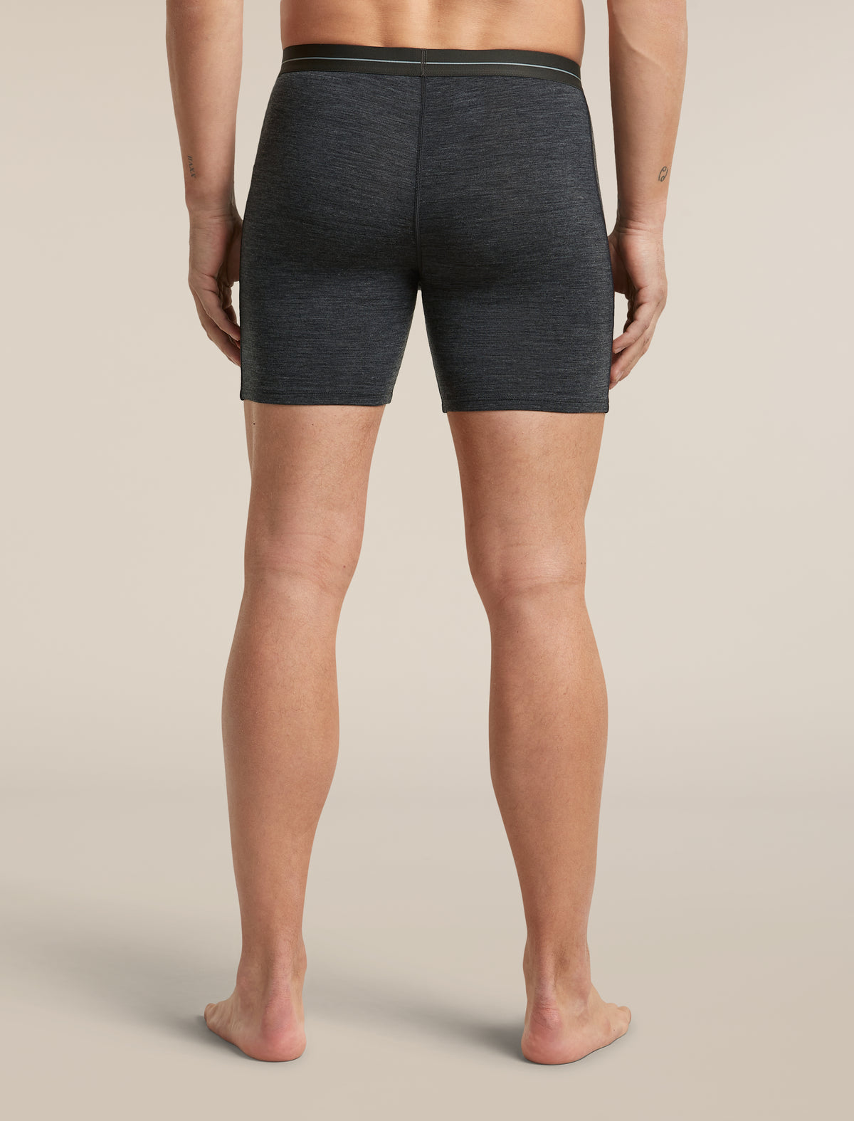 Men's Merino 150 Anatomica Long Boxers Jet Heather - 2