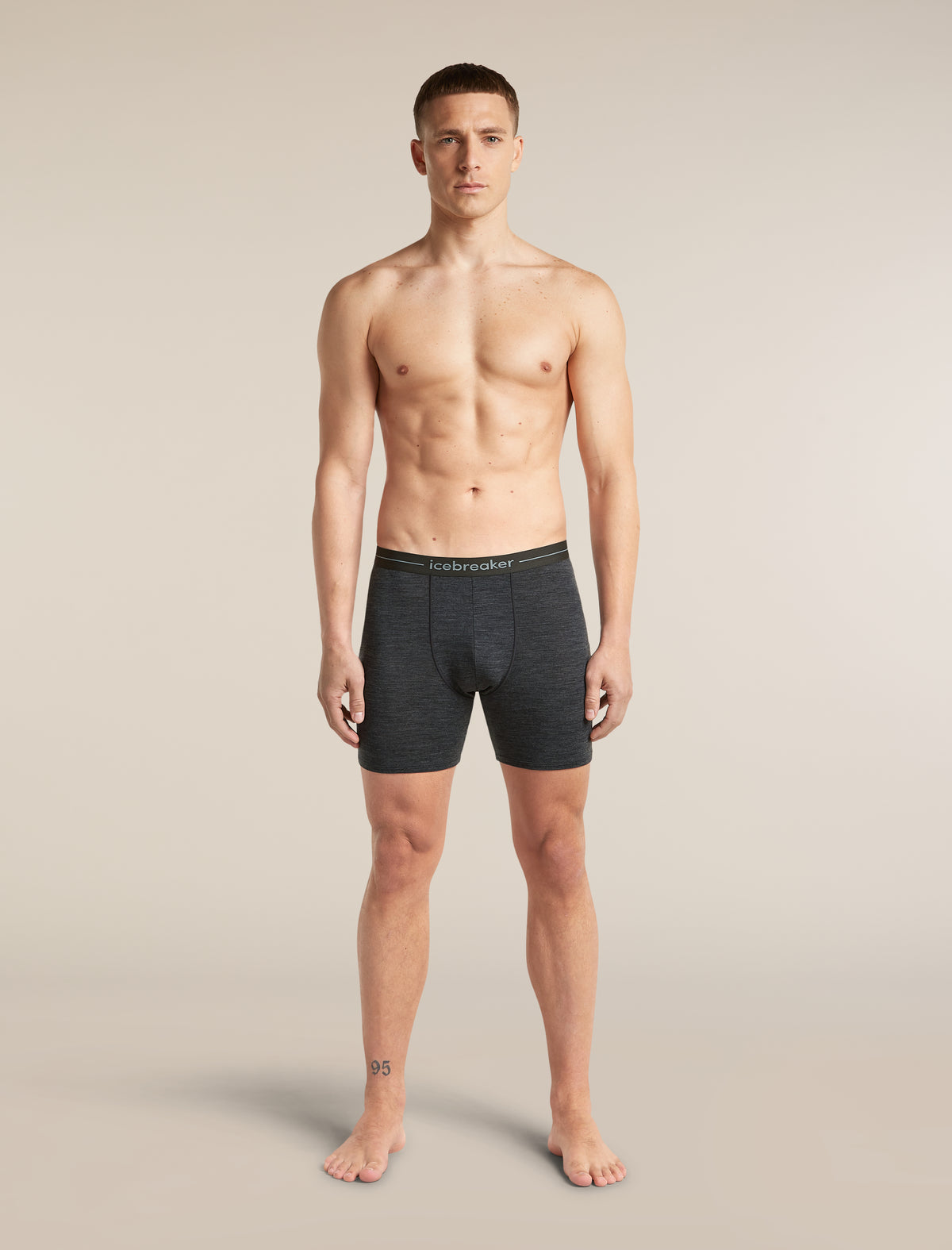Men's Merino 150 Anatomica Long Boxers Jet Heather - 3