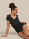 Women's Merino 150 Siren Short Sleeve Sweetheart Black - 6