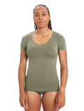 Women's Merino 150 Siren Short Sleeve Sweetheart Loden - 1