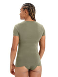 Women's Merino 150 Siren Short Sleeve Sweetheart Loden - 2