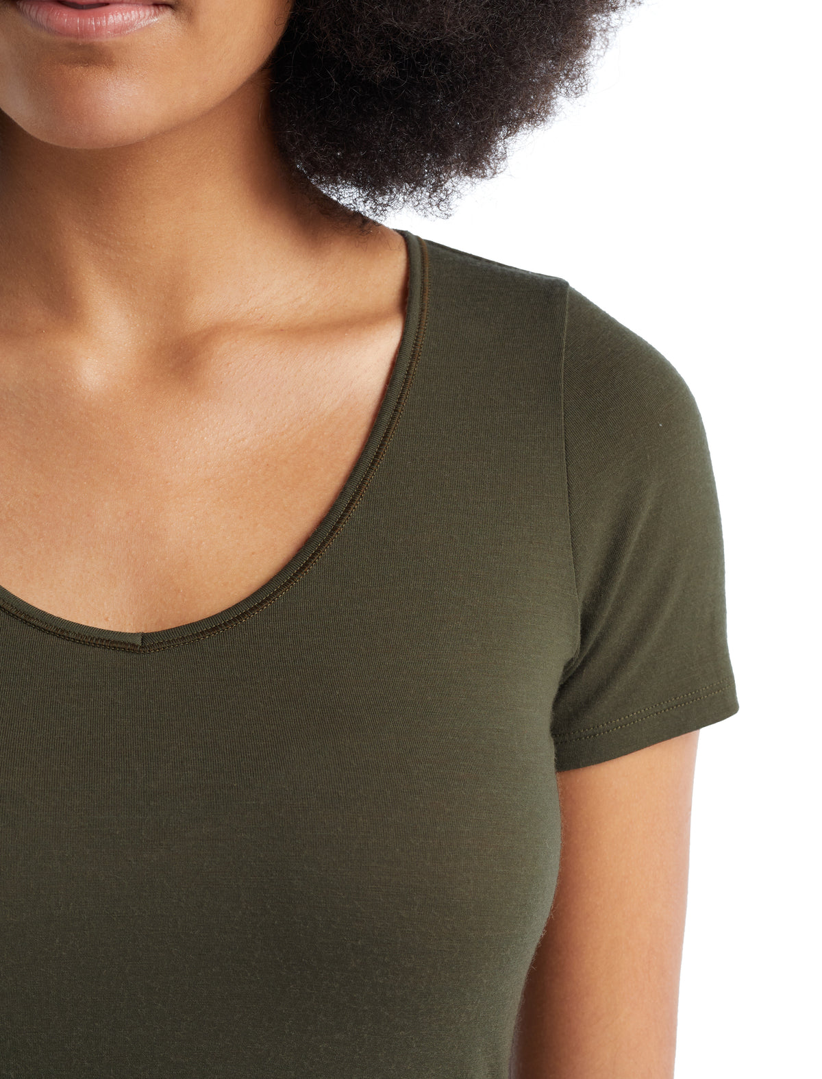 Women's Merino 150 Siren Short Sleeve Sweetheart Loden - 6