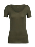 Women's Merino 150 Siren Short Sleeve Sweetheart Loden - 9