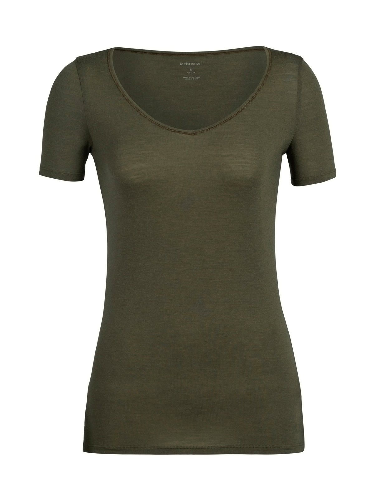 Women's Merino 150 Siren Short Sleeve Sweetheart Loden - 9