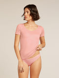 Women's Merino 150 Siren Short Sleeve Sweetheart Blush - 6