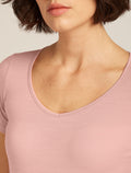 Women's Merino 150 Siren Short Sleeve Sweetheart Blush - 8