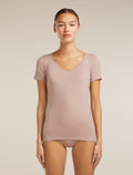 Women's Merino 150 Siren Short Sleeve Sweetheart Pink quartz - 1