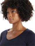 Women's Merino 150 Siren Short Sleeve Sweetheart Midnight Navy - 5