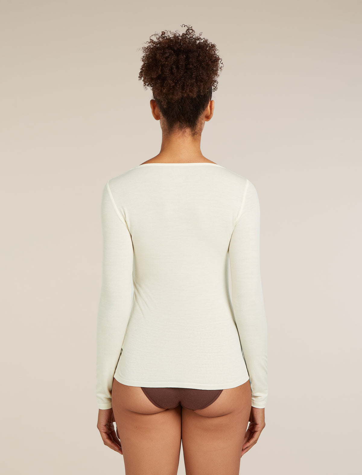 Women's Merino 150 Siren Long Sleeve Sweetheart Top Undyed - 2