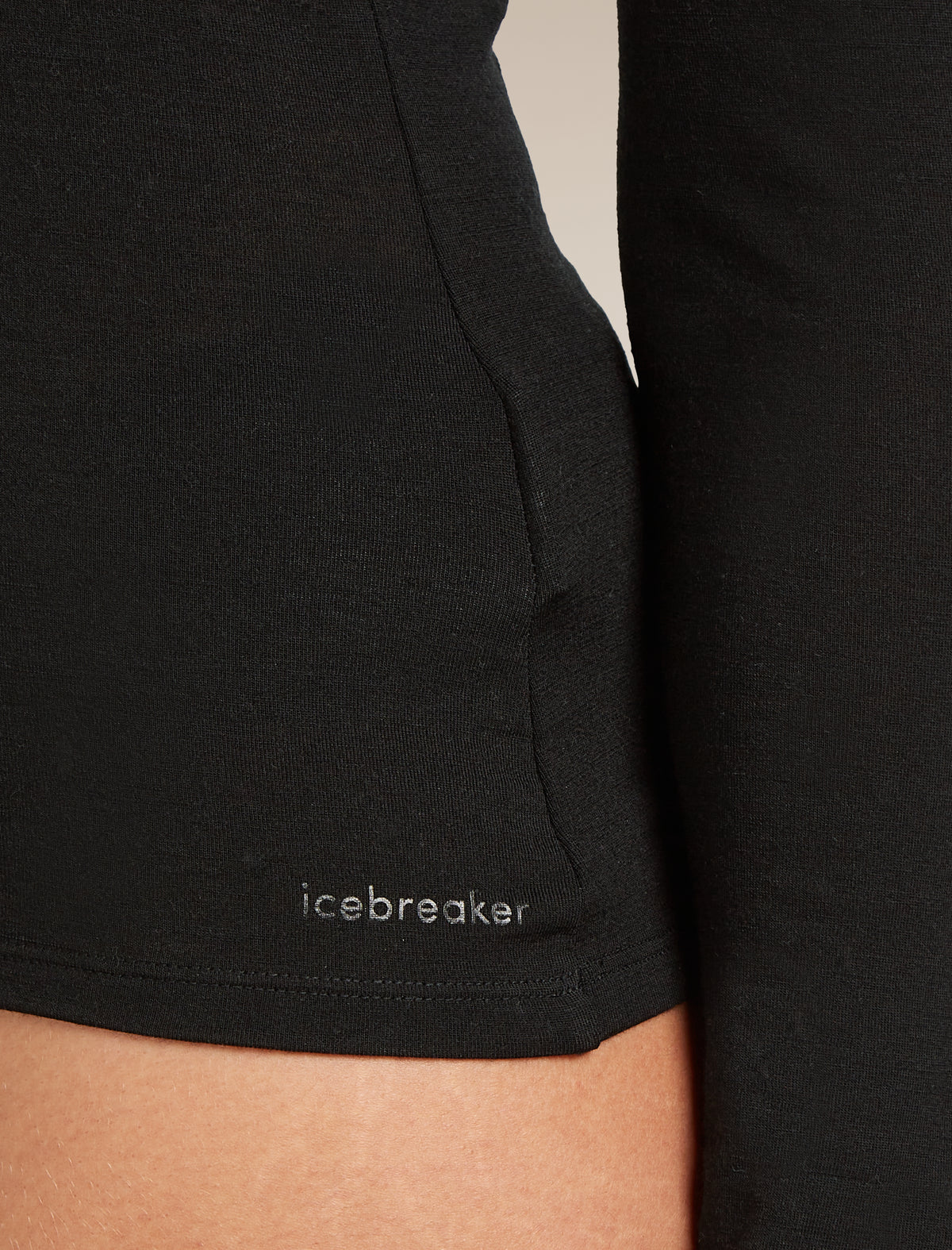 Women's Merino 150 Siren Long Sleeve Sweetheart Top Black - 8