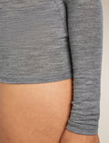 Women's Merino 150 Siren Long Sleeve Sweetheart Top Gritstone Heather - 7