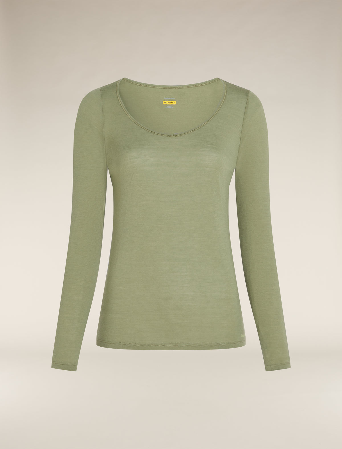Women's Merino 150 Siren Long Sleeve Sweetheart Top Lichen - 8