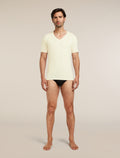 Men's Merino 150 Anatomica Short Sleeve V Neck Top Undyed - 3