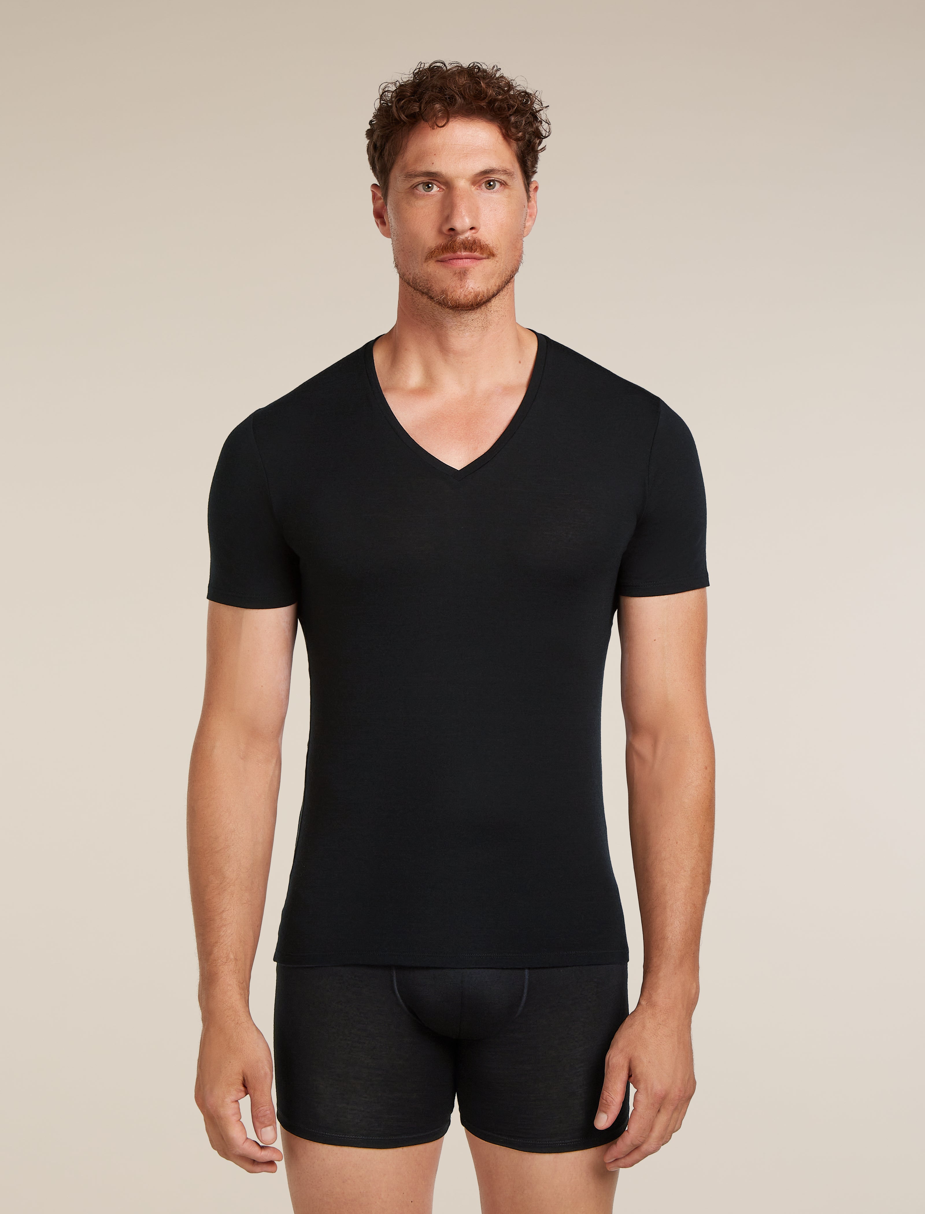 ONC MERINO SHORT SLEEVE T-SHIRT ネイビー 5 Men's 100 Merino Wool Short Sleeve Crew T-shirt Sports Golf