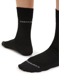 Women's Merino Hike Liner Crew Socks Black - 3