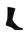 Men's Merino Hike Liner Crew Socks Black - 1