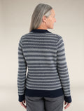 Women's Waypoint Crewe Sweater Midnight Navy/Snow - 2