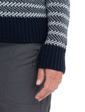 Women's Waypoint Crewe Sweater Midnight Navy/Snow - 5
