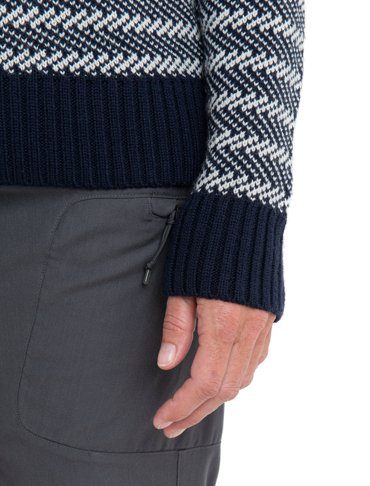 Women's Waypoint Crewe Sweater Midnight Navy/Snow - 5