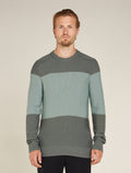 Men's Waypoint Crewe Sweater Galaxy/Moss - 1