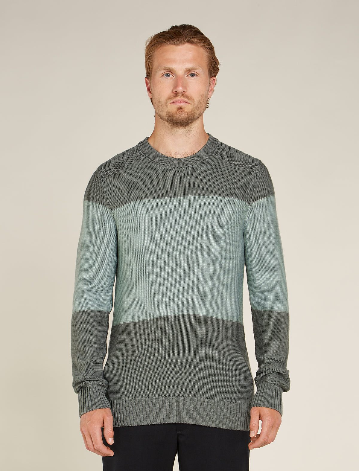 Men's Waypoint Crewe Sweater Galaxy/Moss - 1