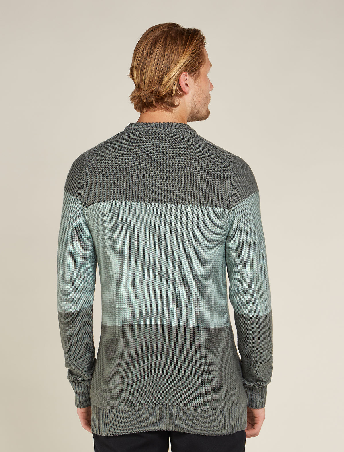 Men's Waypoint Crewe Sweater Galaxy/Moss - 2