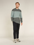 Men's Waypoint Crewe Sweater Galaxy/Moss - 3