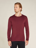 Men's Merino 200 Oasis Long Sleeve Crewe Thermal Top Port - 1