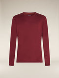 Men's Merino 200 Oasis Long Sleeve Crewe Thermal Top Port - 8