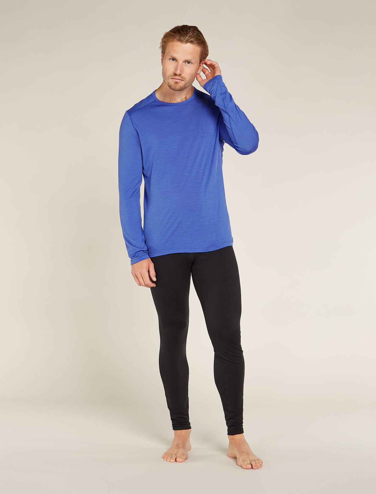 Men's Merino 200 Oasis Long Sleeve Crewe Thermal Top Brillant - 3