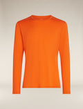 Men's Merino 200 Oasis Long Sleeve Crewe Thermal Top Blaze - 7