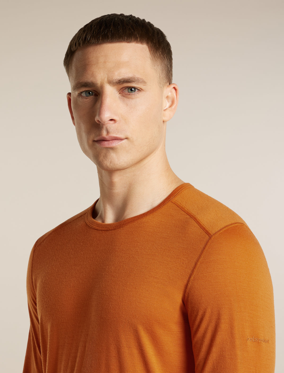 Men's Merino 200 Oasis Long Sleeve Crewe Thermal Top Spice - 6
