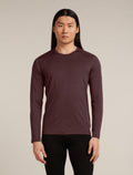 Men's Merino 200 Oasis Long Sleeve Crewe Thermal Top Java - 1