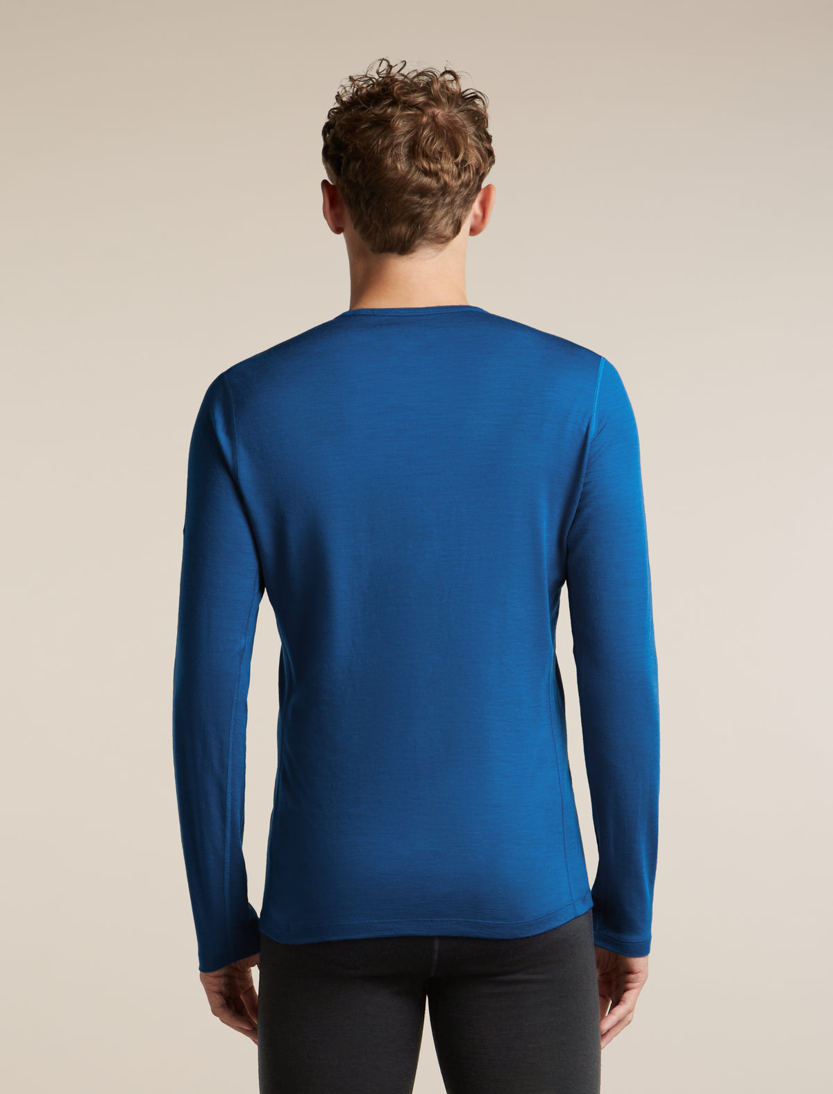Men's Merino 200 Oasis Long Sleeve Thermal Crewe Lazurite - 2