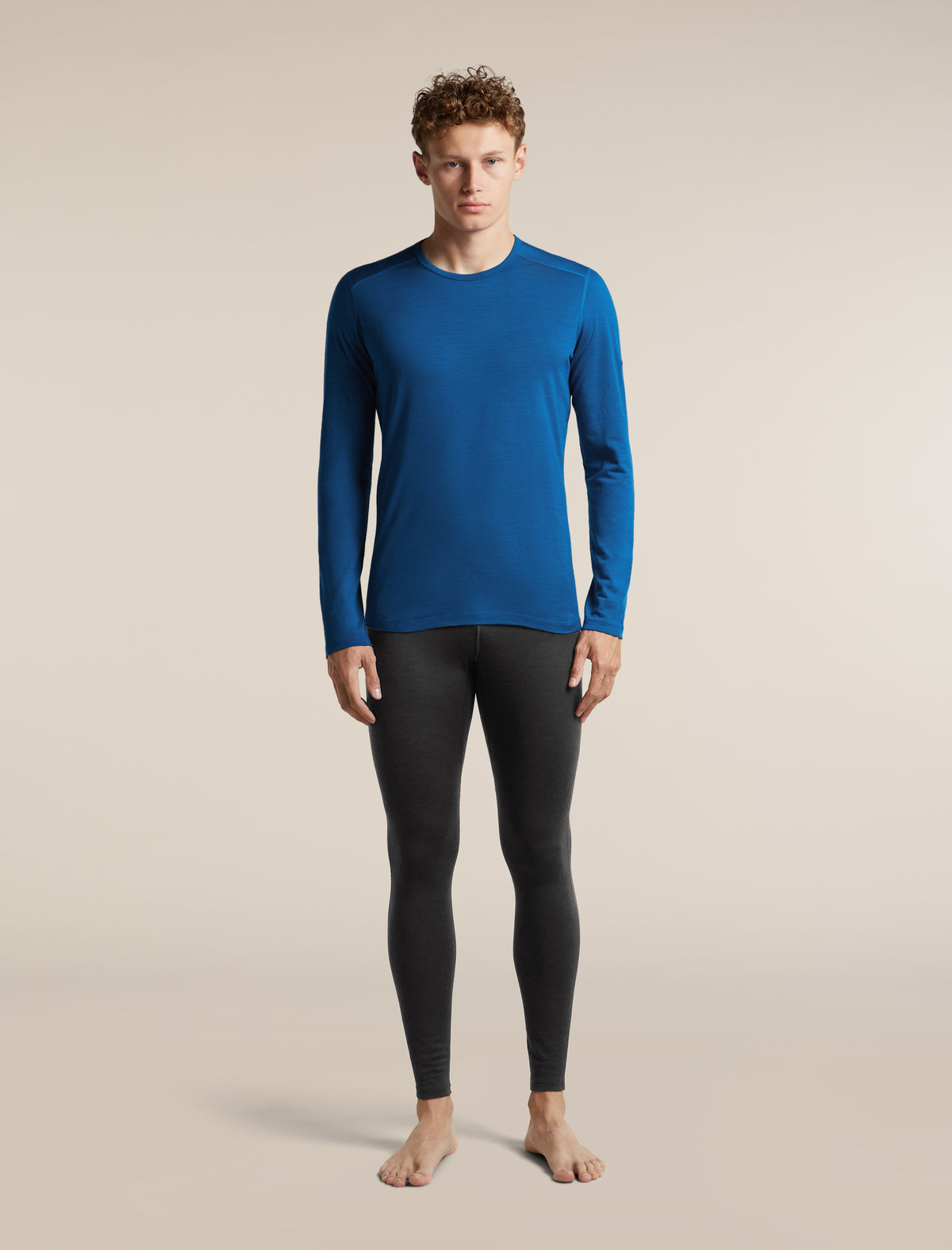 Men's Merino 200 Oasis Long Sleeve Thermal Crewe Lazurite - 3