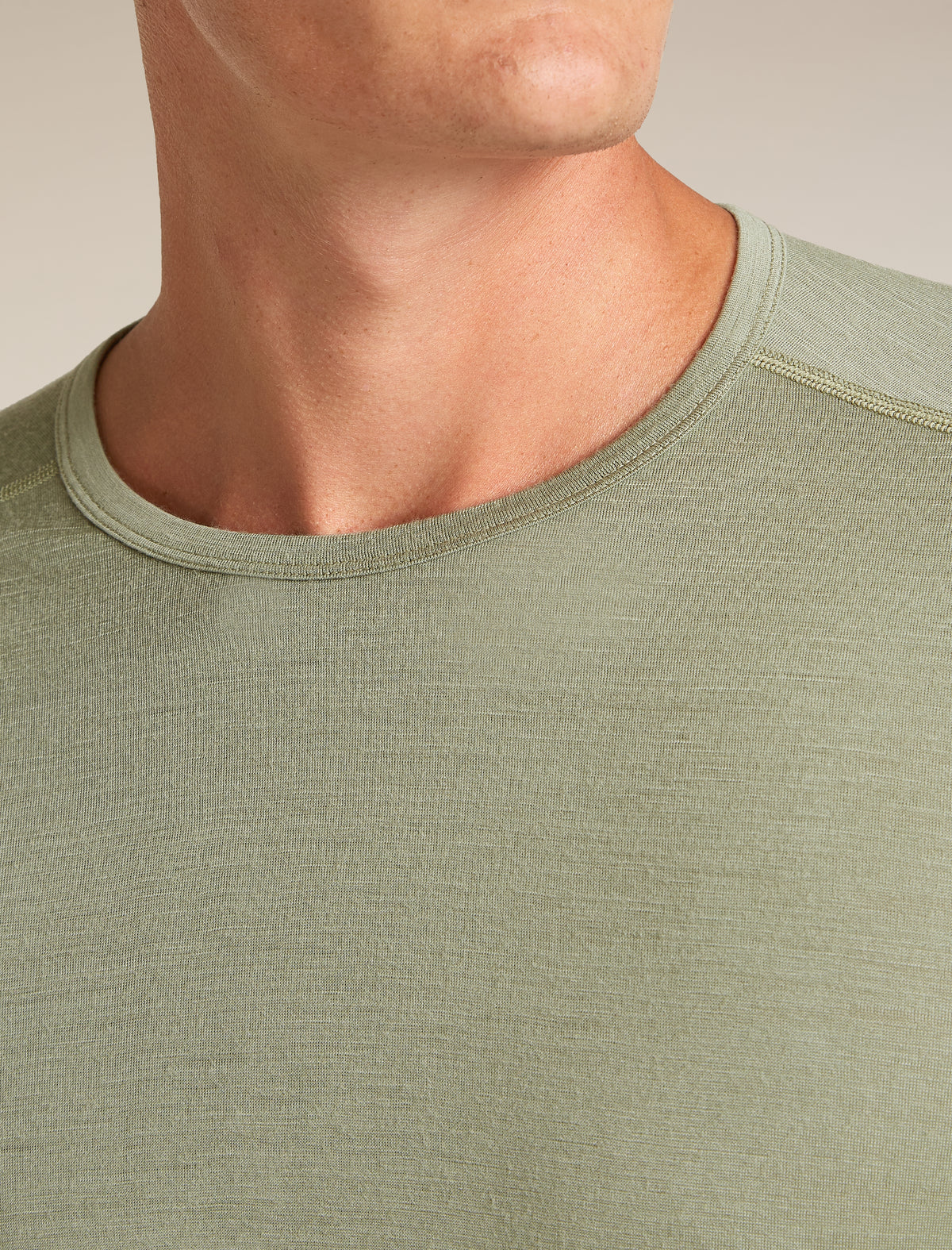 icebreaker Men's Merino 200 Oasis Long Sleeve Thermal Crewe Lichen Men - 8