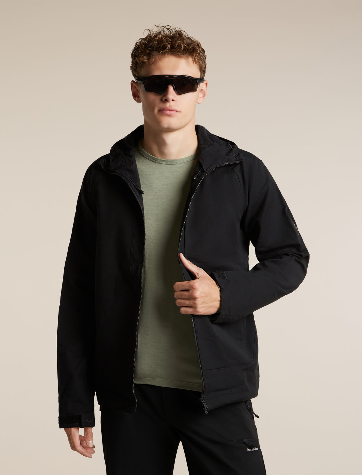 Men's Merino 200 Oasis Long Sleeve Thermal Crewe Lichen - 5