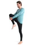 Men's Merino 200 Oasis Long Sleeve Crewe Thermal Top Cloud Ray - 6