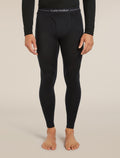 Men's Merino 200 Oasis Thermal Leggings wFly Black - 1