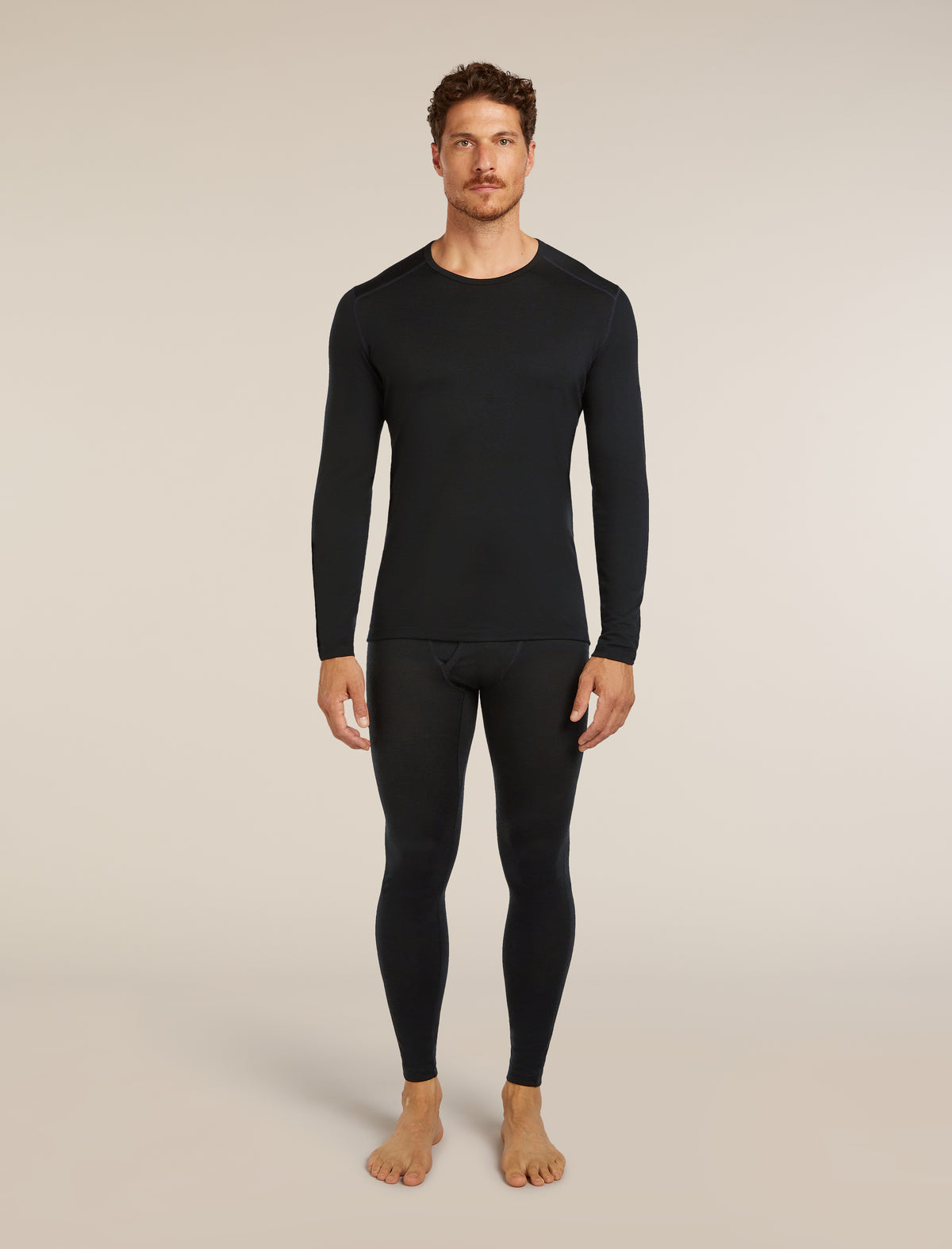 Men's Merino 200 Oasis Thermal Leggings wFly Black - 3