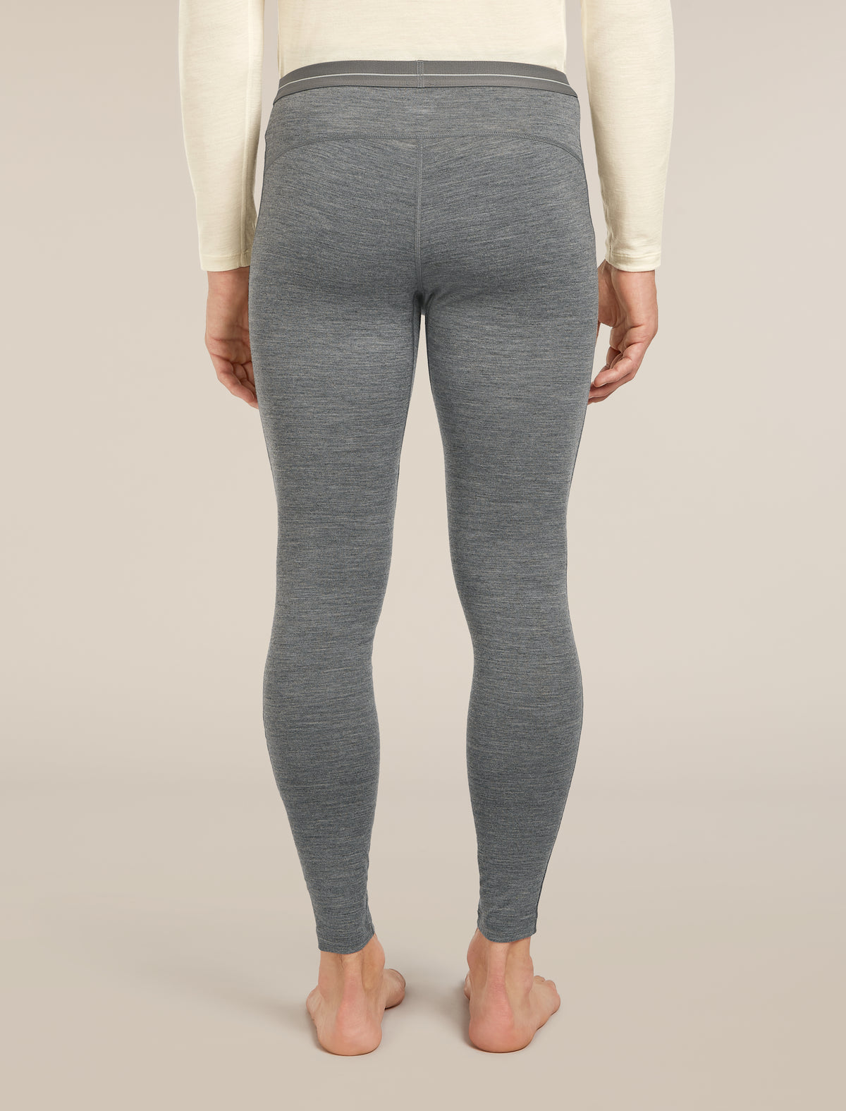 Men's Merino 200 Oasis Thermal Leggings wFly Gritstone Heather - 2