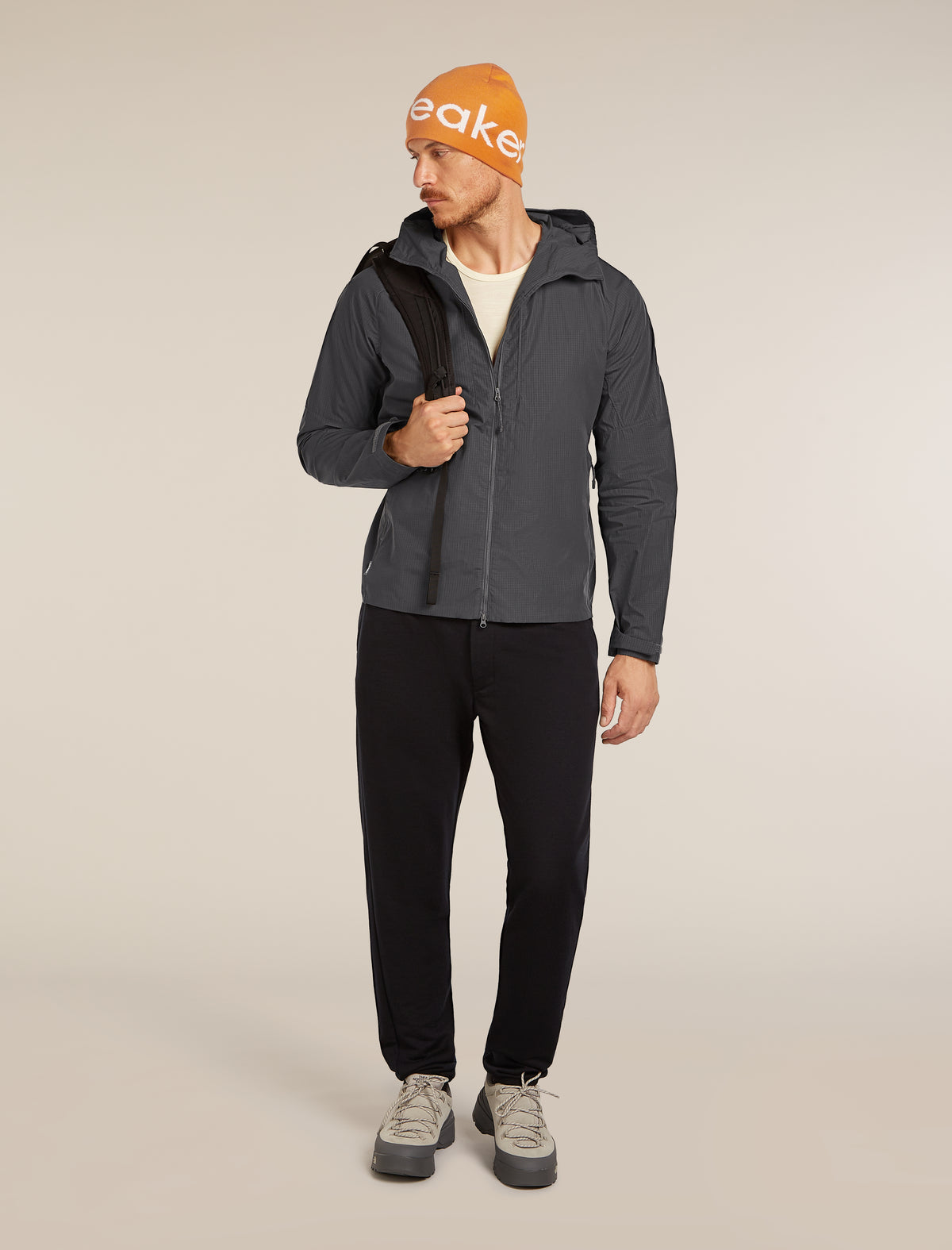 Men's Merino 200 Oasis Thermal Leggings wFly Gritstone Heather - 4