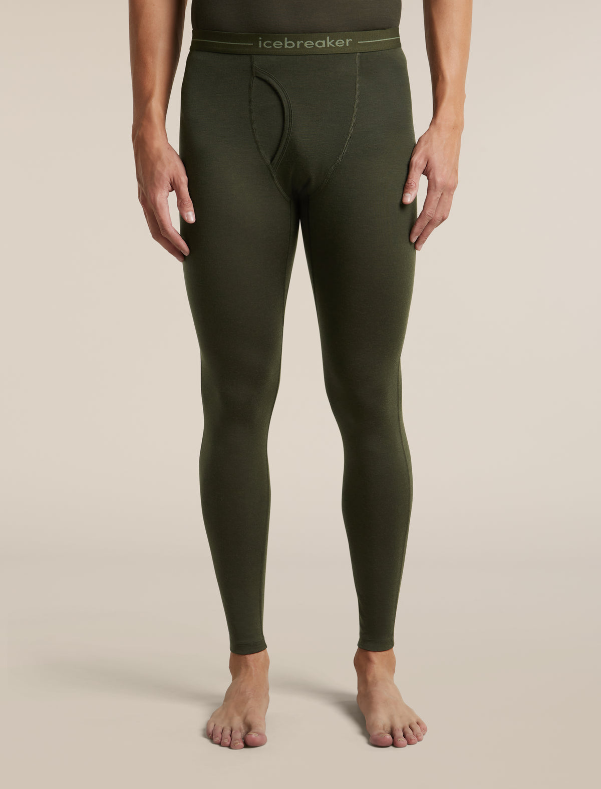 Men's Merino 200 Oasis Thermal Leggings wFly Dark Loden - 1