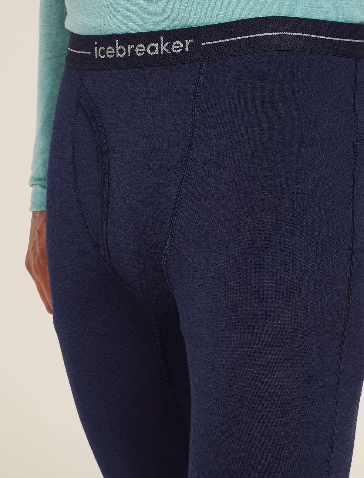 Men's Merino 200 Oasis Thermal Leggings wFly Midnight Navy/Monsoon - 5