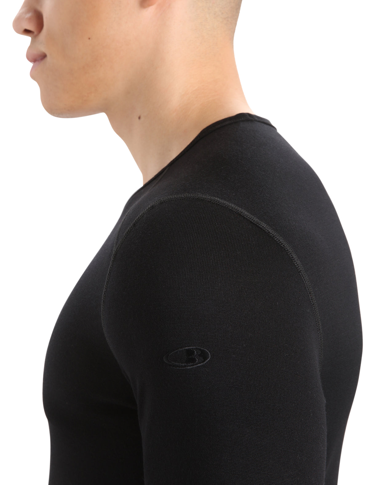 Men's Merino 260 Tech Long Sleeve Crewe Thermal Top Black - 5