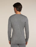 Men's Merino 260 Tech Long Sleeve Crewe Thermal Top Gritstone Heather - 3