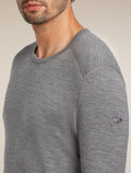 Men's Merino 260 Tech Long Sleeve Crewe Thermal Top Gritstone Heather - 10